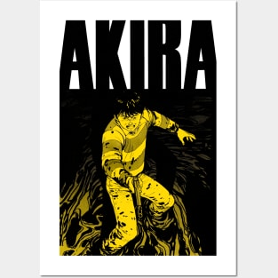 Akira Kaneda yellow Posters and Art